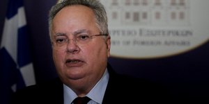 Ο παραιτηθείς ΥΠΕΞ Νίκος Κοτζιάς / Φωτογραφία: EUROKINISSI/ΓΓΙΩΡΓΟΣ ΚΟΝΤΑΡΙΝΗΣ