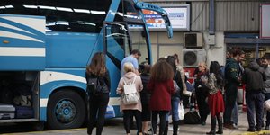 Ουρά στα ΚΤΕΛ/ Φωτογραφία: Eurokinissi- ΣΤΕΛΙΟΣ ΜΙΣΙΝΑΣ