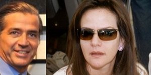 Ο Γιώργος Κατσιάπης (αριστερά) και η Μαργαρίτα Λάτση (δεξιά)