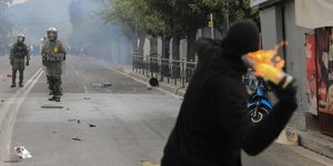 Επεισόδια στο μαθητικό συλλαλητήριο / Φωτογραφία: Intimenews/Λιάκος Γιάννης