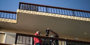 το διαμέρισμα που βρέθηκε ο αστυνομικός/Φωτογραφία: Eurokinissi