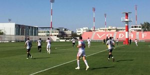 Στιγμιότυπο από το φιλικό / Φωτογραφία: sport-fm.gr