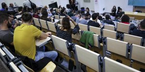 Αίθουσα πανεπιστημίου στην Αθήνα- Φωτογραφία: Eurokinissi- ΠΑΝΑΓΟΠΟΥΛΟΣ ΓΙΑΝΝΗΣ