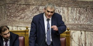 Ο αναπληρωτής υπουργός Δικαιοσύνης Δημήτρης Παπαγγελόπουλος /Φωτογραφία: Εurokinissi