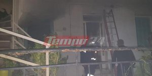 Φωτιά σε διαμέρισμα στην Πάτρα/ Φωτογραφία: tempo24.gr