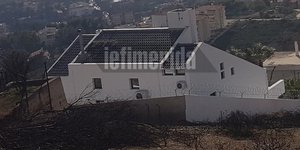 Το σπίτι του Ηλία Ψινάκη πλάι στα καμένα στο Νέο Βουτζά 