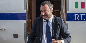 Ο Ματέο Σαλβίνι/ Φωτογραφία: AP- Hassene Dridi