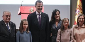 Η Ισπανική βασιλική οικογένεια /Φωτογραφία: Splashnews/Ideal Image