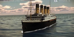 Το υπερωκεάνειο Titanic 2 θα ακολουθήσει την ίδια ρότα με τον πρώτο Τιτανικό (Φωτογραφία: YouTube/Blue Star Line) 