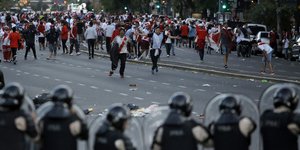 Αγρια επεισόδια το Σάββατο/ Φωτογραφία: AP- Sebastian Pani