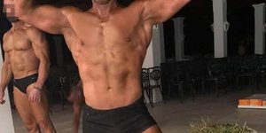 Ο γνωστός bodybuilder αρχηγός του γραφείου κηδειών / Φωτογραφία: facebook