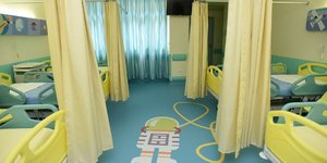Ανακαινισμένο δωμάτιο του νοσοκομείου Παίδων 