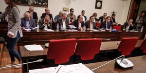 Τα μέλη της Εξεταστικής Επιτροπής για την Υγεία -Φωτογραφία: EUROKINISSI/ΓΙΩΡΓΟΣ ΚΟΝΤΑΡΙΝΗΣ