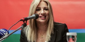 Η Φώφη Γεννηματά/ Φωτογραφία: EUROKINISSI- ΓΙΑΝΝΗΣ ΠΑΝΑΓΟΠΟΥΛΟΣ