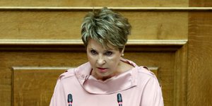 Η υπουργός Προστασίας του Πολίτη Ολγα Γεροβασίλη -Φωτογραφία: Intimenews/ΧΡΥΣΟΧΟΪΔΗΣ ΓΡΗΓΟΡΗΣ