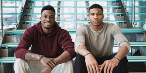 Γιάννης και Θανάσης Αντετοκούνμπο/ Φωτογραφία: Instagram