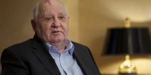 Ο Μιχαήλ Γκορμπατσόφ (Φωτογραφία: AP/ Ivan Sekretarev)