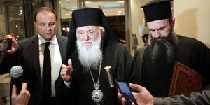 Νέα παρέμβαση από τον αρχιεπίσκοπο Ιερώνυμο/ Φωτογραφία: EUROKINISSI- ΧΡΗΣΤΟΣ ΜΠΟΝΗΣ