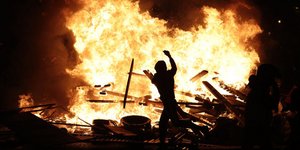 Επεισόδια στη διαδήλωση των Κίτρινων Γιλέκων /Φωτογραφία: ΑΡ