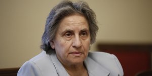 Η κυρία Ξένη Δημητρίου / Φωτογραφία: Eurokinissi