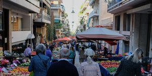 λαϊκή αγορά/Φωτογραφία: IntimeNews