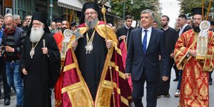 Ο νέος Μητροπολίτης Λαρίσης και Τυρνάβου Ιερώνυμος. Φωτογραφία: ΑΠΕ-ΜΠΕ