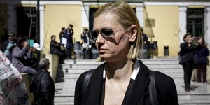 Η Ραχήλ Μακρή/ Φωτογραφία: EUROKINISSI- ΣΤΕΛΙΟΣ ΜΙΣΙΝΑΣ