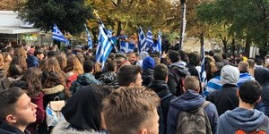 Από κινητοποίηση μαθητών / Φωτογραφία: onlarissa