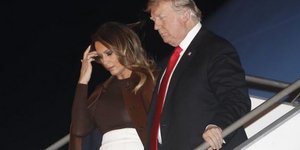 Μελάνια και Ντόναλντ Τραμπ /Φωτογραφία: ΑΡ