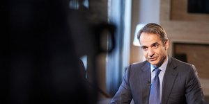 Η συνέντευξη Μητσοτάκη στη Σερβική τηλεόραση -Φωτογραφία: ΠΑΠΑΜΗΤΣΟΣ ΔΗΜΗΤΡΗΣ