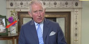 Η τρυφερή φωτογραφία του πρίγκιπα Καρόλου. Φωτογραφία: Twitter 