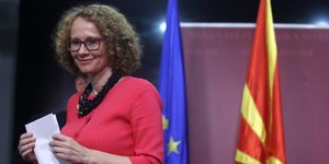Η Ραντμίλα Σεκερίνσκα/ Φωτογραφία: AP- Thanassis Stavrakis
