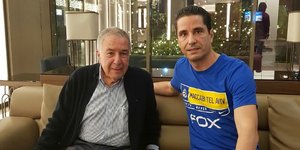 Ο Γιάννης Σφαιρόπουλος με τον Σιμό Μιζράχι