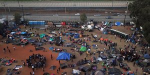 μετανάστες στα σύνορα ΗΠΑ-Μεξικού/Φωτογραφία: AP