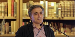 Ο Ευκλείδης Τσακαλώτος/ Φωτογραφία: EUROKINISSI- ΓΙΑΝΝΗΣ ΠΑΝΑΓΟΠΟΥΛΟΣ