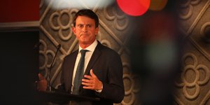 Ο Μανουέλ Βαλς (Φωτογραφία: AP Photo/Emilio Morenatti)