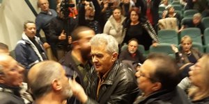 Ενταση σε εκδήλωση του ΣΥΡΙΖΑ στον Βόλο/ Φωτογραφία: e-volos