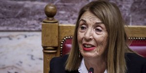 Η Τασία Χριστοδουλοπούλου/ Φωτογραφία: EUROKINISSI- ΓΙΩΡΓΟΣ ΚΟΝΤΑΡΙΝΗΣ