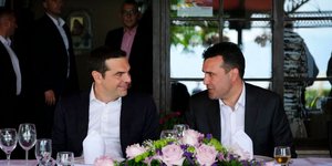 Τσίπρας-Ζάεφ/Φωτογραφία: Eurokinissi