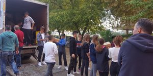 Στιγμιότυπο από δραστηριότητα του 10ου Γυμνασίου Λάρισας / Φωτογραφία: Facebook