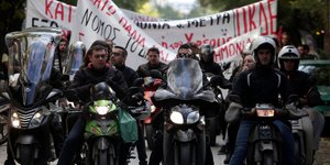 Από πρόσφατη κινητοποίηση «ντελιβεράδων» στην Θεσσαλονίκη / Φωτογραφία: ΠΑΠΑΝΙΚΟΣ ΓΙΑΝΝΗΣ/InTime News