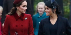 Κέιτ Μίντλετον - Μέγκαν Μαρκλ. Φωτογραφία: AP