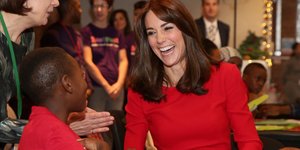 Η Κέιτ Μίντλετον σε χριστουγεννιάτικη εορτή για παιδιά / Φωτογραφία: AP Images
