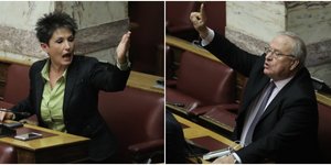 Αγρια κόντρα Καββαδία-Κεγκέρογλου -Φωτογραφίες: Eurokinissi/Intimenews
