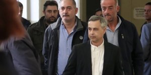 Ο Μιχάλης Λεμπιδάκης προσερχόμενος στο δικαστήριο /Φωτογραφία Αρχείου: Intime News