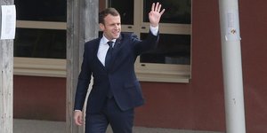 Ο Εμανουέλ Μακρόν / Φωτογραφία: AP