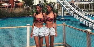 Οι Μάσα και Ντάσα Λεντένεβα. Φωτογραφία: Instagram 