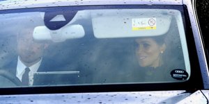 Ο πρίγκιπας Χάρι και η Μέγκαν Μαρκλ /Φωτογραφία: AP