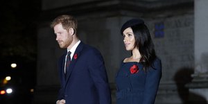 Ο πρίγκιπας Χάρι και η Μέγκαν Μαρκλ/ Φωτογραφία: AP Images