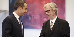 Ο Κυριάκος Μητσοτάκης και ο Νίκος Βλαχάκος 